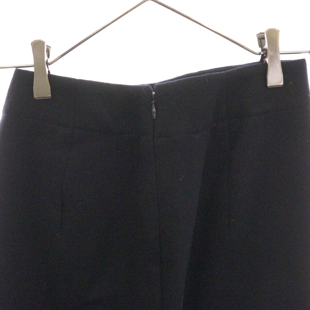 Sacai(サカイ) 19AWアシンメトリー ウール メルトン ロングスカート 19-04539 ネイビー レディース
