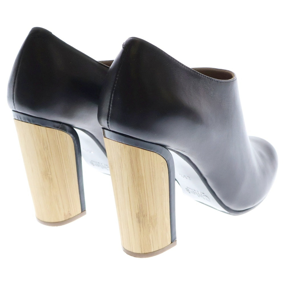 Chloe(クロエ) ウッドヒール レザーパンプス CH21175 ブラック レディース