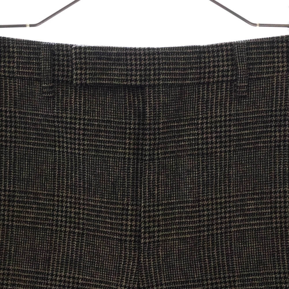 CELINE(セリーヌ) 24AW 千鳥格子 ウールスラックス ロングパンツ グレー 2P96A467V