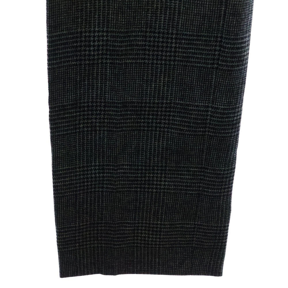 CELINE(セリーヌ) 24AW 千鳥格子 ウールスラックス ロングパンツ グレー 2P96A467V
