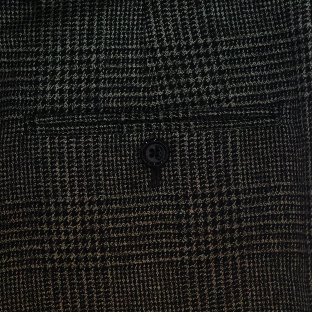 CELINE(セリーヌ) 24AW 千鳥格子 ウールスラックス ロングパンツ グレー 2P96A467V