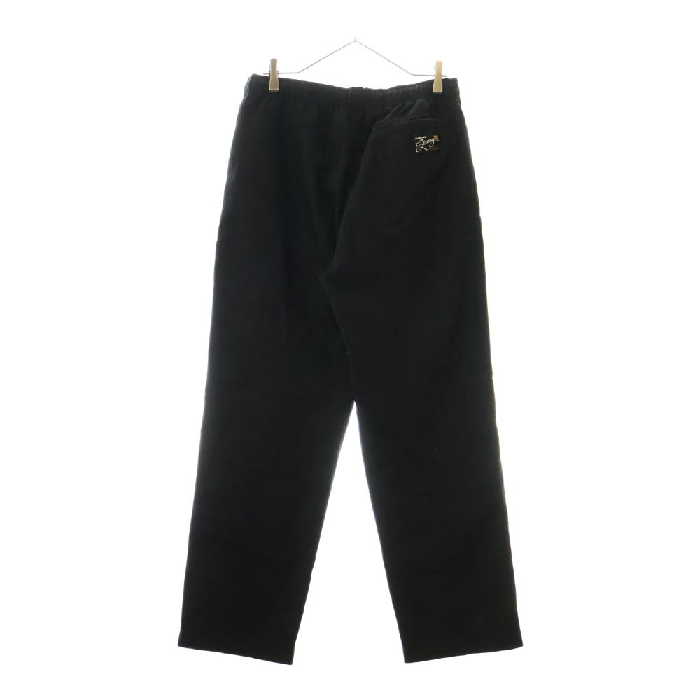 STUSSY(ステューシー) BEACH PANT STITCH STRIPE ステッチストライプ ビーチパンツ ブラック 116649
