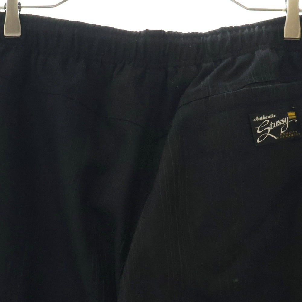 STUSSY(ステューシー) BEACH PANT STITCH STRIPE ステッチストライプ ビーチパンツ ブラック 116649