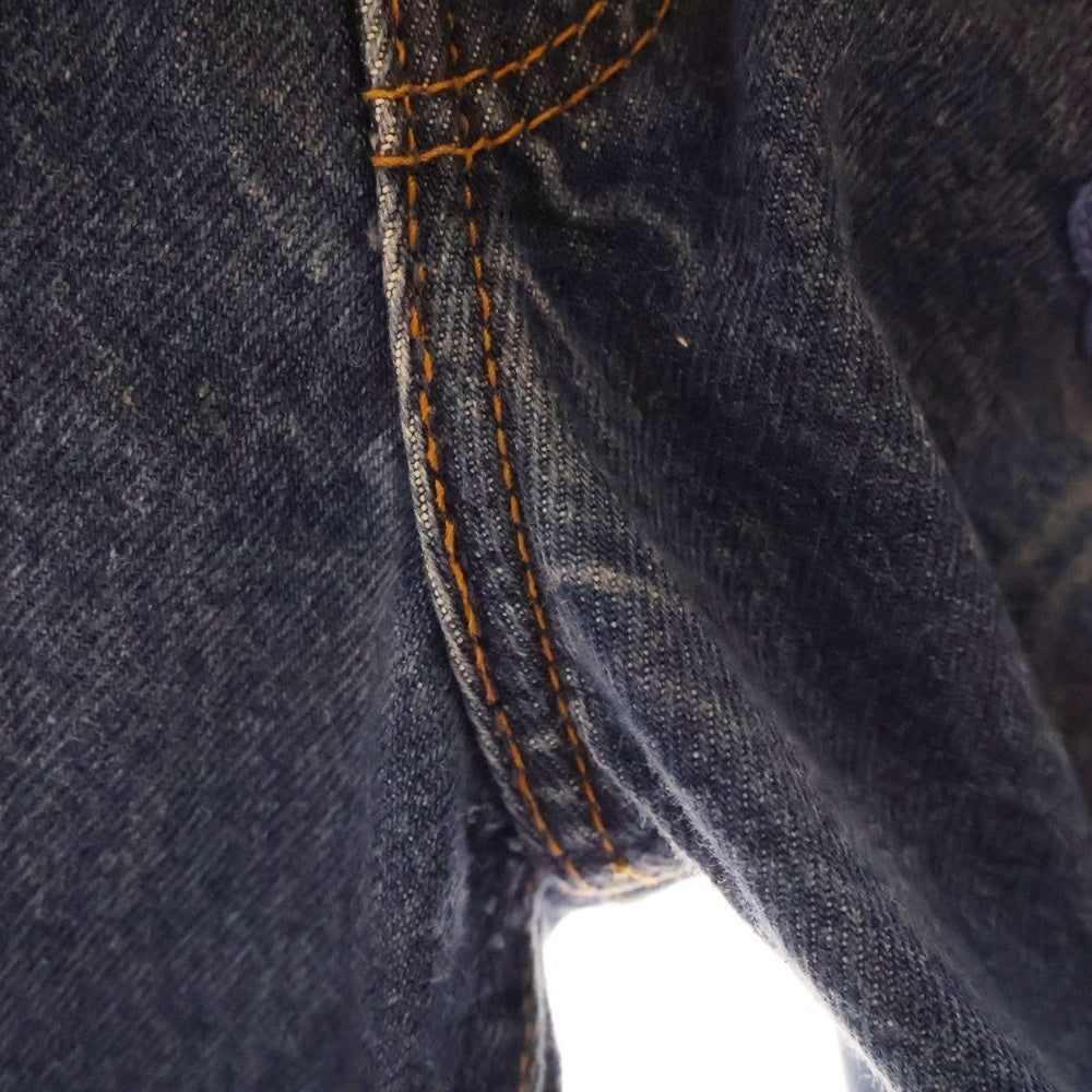 CHROME HEARTS(クロムハーツ) ×LEVI'S STENCIL DENIM 505 ステンシル ペイントデザインクロスパッチ付きデニムパンツ インディゴ