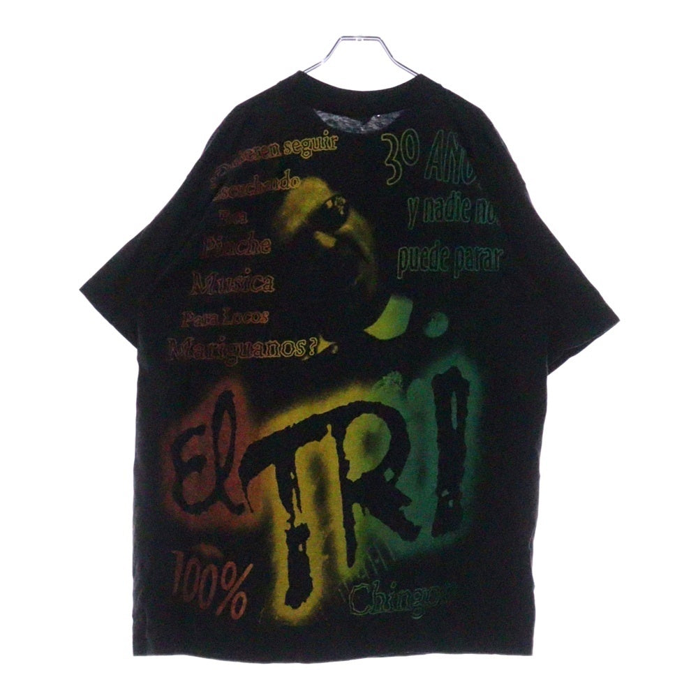 VINTAGE(ヴィンテージ) El Tri Maria Tee エルトリ マリアプリント 半袖クルーネックTシャツカットソー ブラック