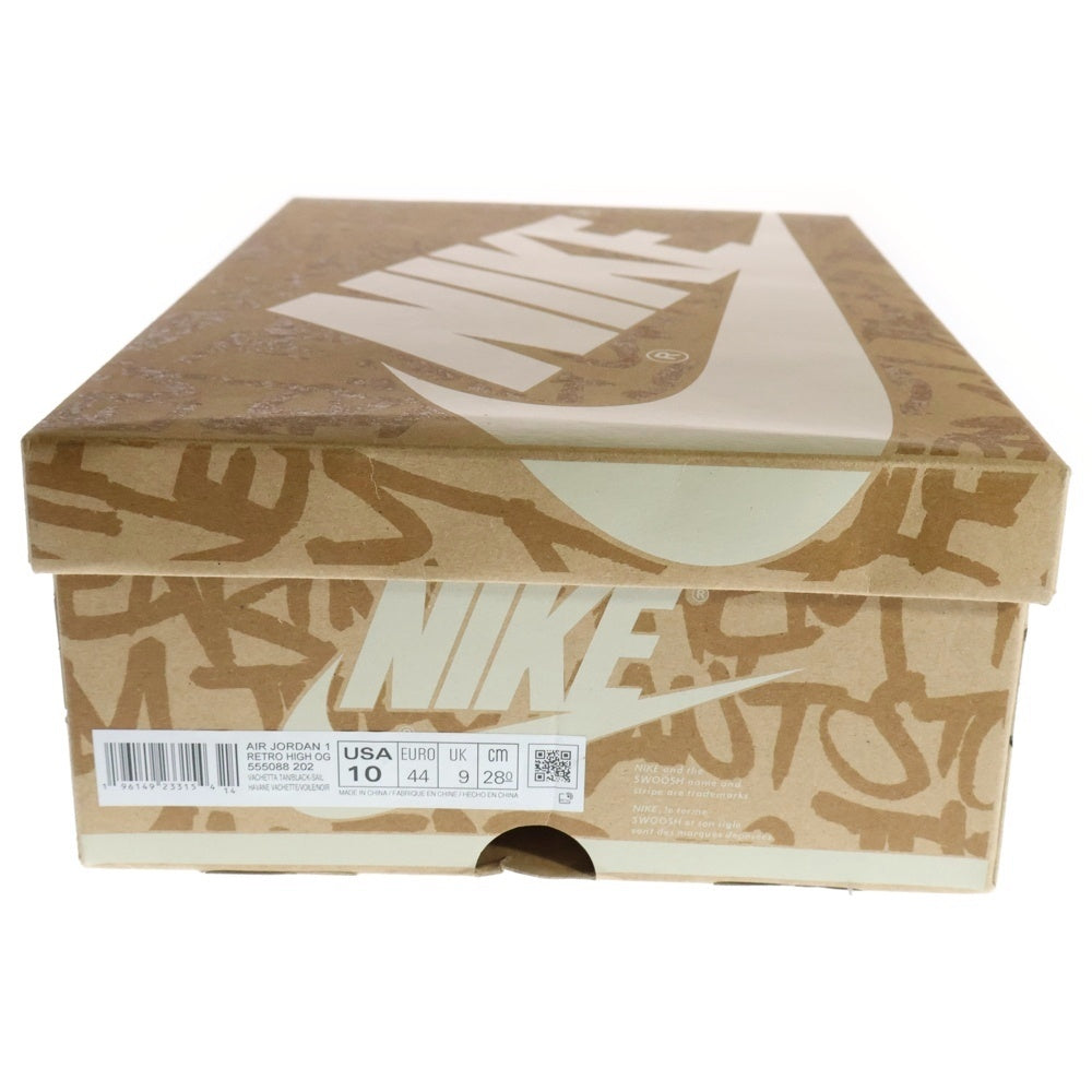 NIKE(ナイキ) AIR JORDAN 1 RETRO HIGH OG Vachetta Tan エアジョーダン1 バケッタ タン ハイカットスニーカー 555088-202 ブラック/ベージュ US10/28cm