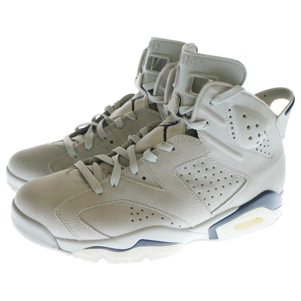 NIKE(ナイキ) AIR JORDAN 6 MAGNET AND COLLEGE NAVY エアジョーダン6 マグネットアンドカレッジネイビー ハイカットスニーカー CT8529-012 グレー US10/28.0cm
