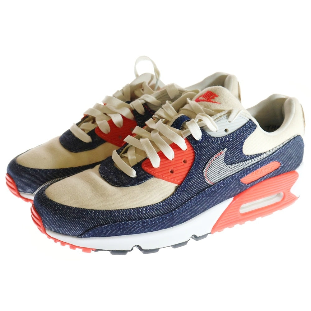 NIKE(ナイキ) ×DENHAM AIR MAX 90 INFRARED デンハム エアマックス 90 インフラレッド ローカットスニーカー CU1646-400 インディゴ US10/28.0cm
