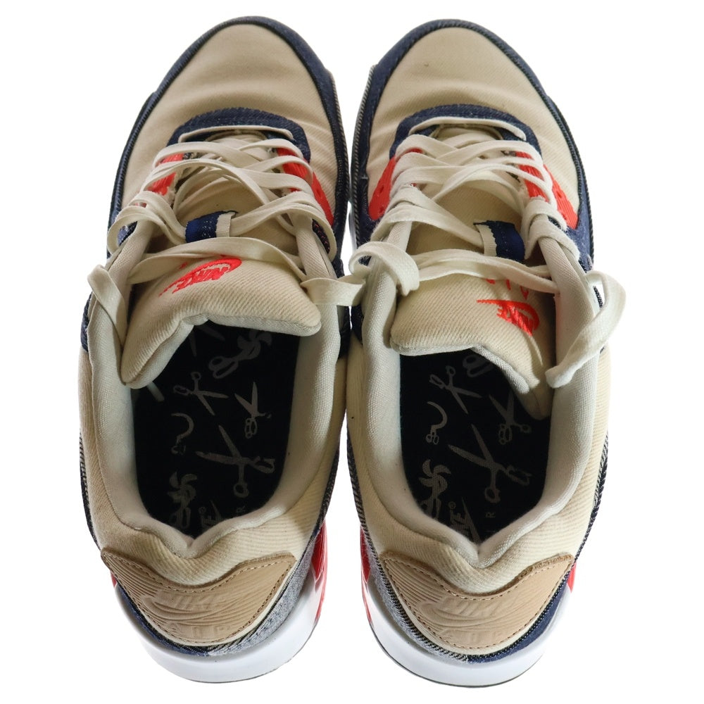 NIKE(ナイキ) ×DENHAM AIR MAX 90 INFRARED デンハム エアマックス 90 インフラレッド ローカットスニーカー CU1646-400 インディゴ US10/28.0cm