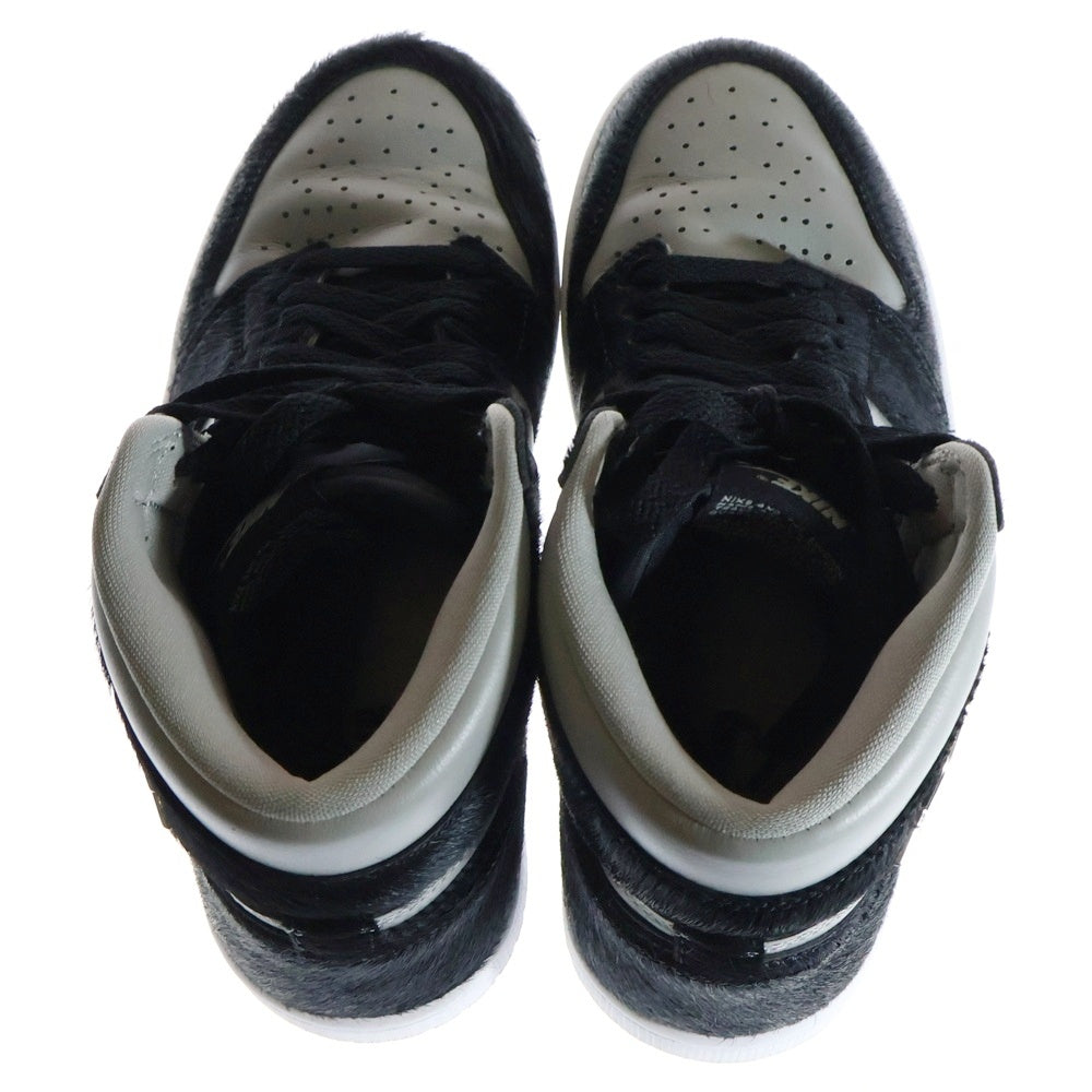 NIKE(ナイキ) WMNS AIR JORDAN 1 RETRO HI OG ウィメンズ エアジョーダン1 レトロ ハイ ハイカットスニーカー ブラック/グレー US7/24cm DZ2523-001