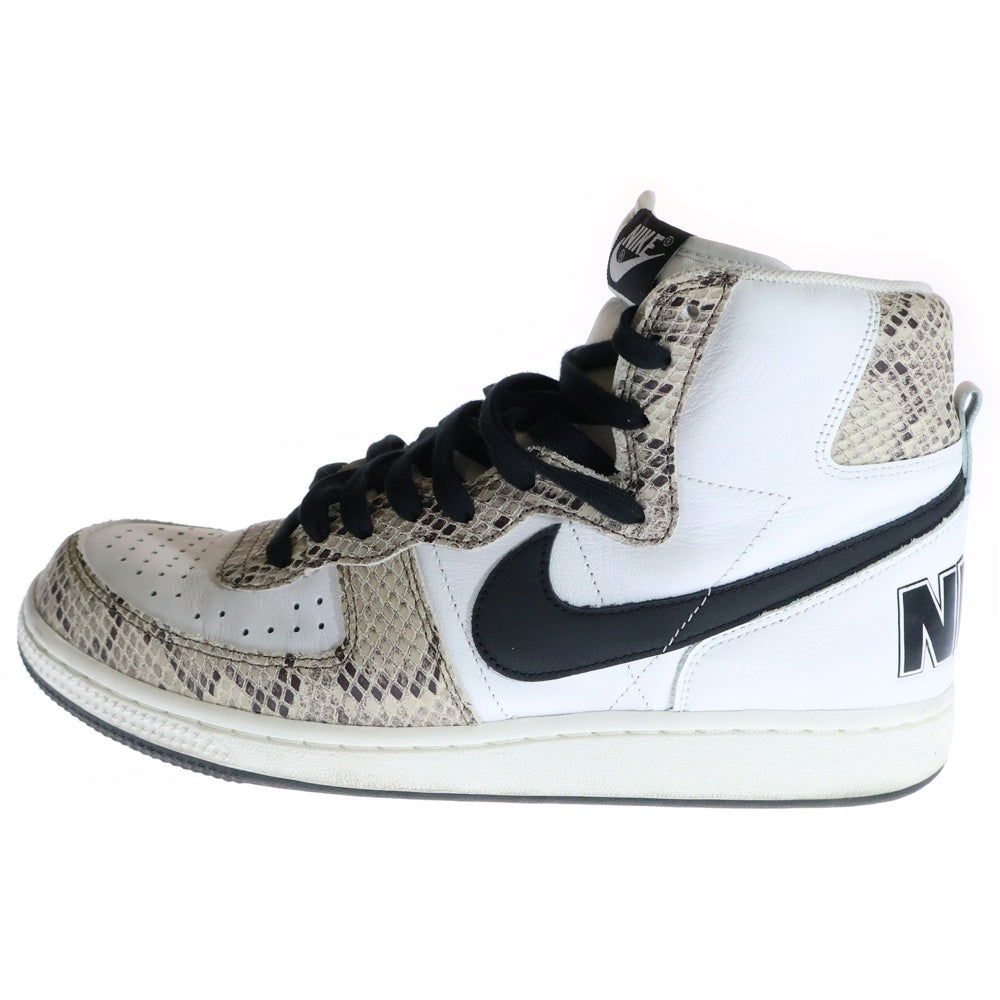 NIKE(ナイキ) TERMINATOR HIGH COCOA SNAKE ターミネーター ハイ ココアスネーク ハイカットスニーカー US10/28cm ホワイト FB1318-100