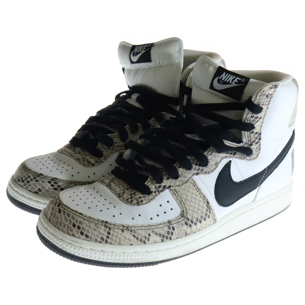 NIKE(ナイキ) TERMINATOR HIGH COCOA SNAKE ターミネーター ハイ ココアスネーク ハイカットスニーカー US10/28cm ホワイト FB1318-100