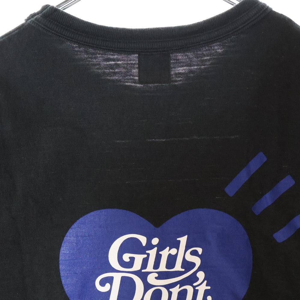 HUMAN MADE(ヒューマンメイド) 23SS ×Girls Don't Cry GRAPHIC T-SHIRT グラフィックロゴバックプリント Tシャツ 半袖カットソー ブラック