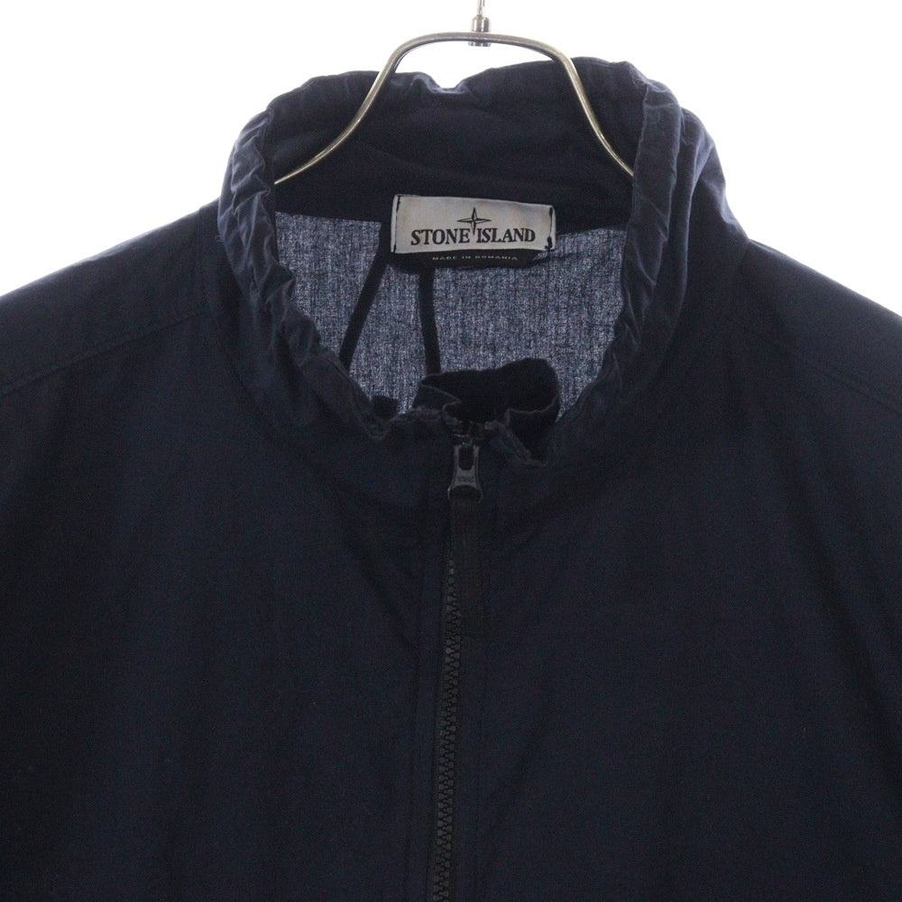 STONE ISLAND(ストーンアイランド) 23SS コンパスパッチ ハーフジップ オーバーシャツ ネイビー 781510705