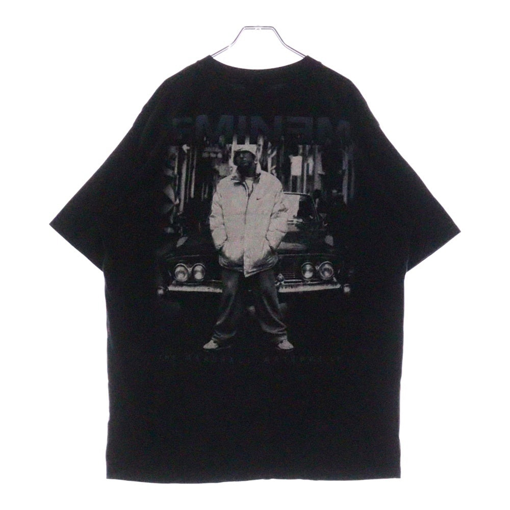 VINTAGE(ヴィンテージ) 00s EMINEM The Marshall Mathers LP エミネム マーシャル マザーズ 両面プリントTシャツ 半袖カットソー ブラック