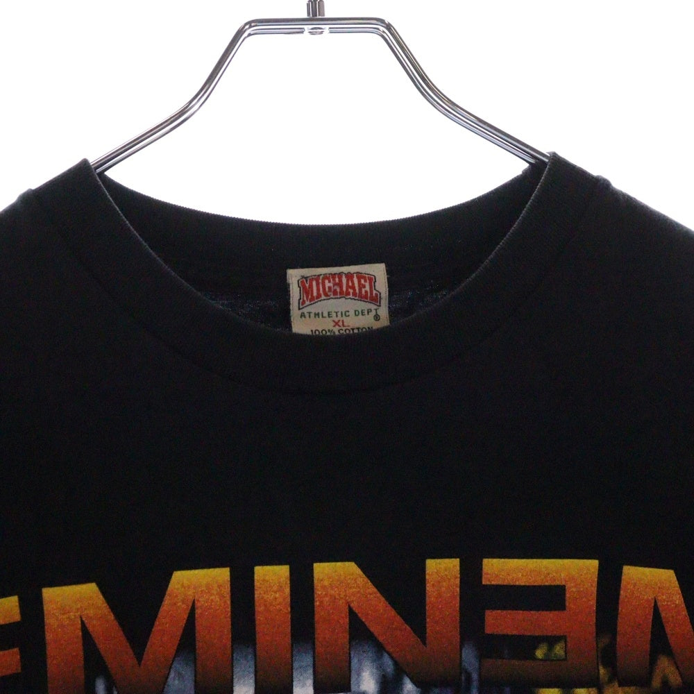 VINTAGE(ヴィンテージ) 00s EMINEM The Marshall Mathers LP エミネム マーシャル マザーズ 両面プリントTシャツ 半袖カットソー ブラック