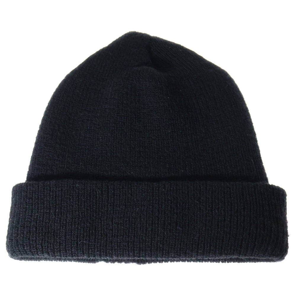 CHROME HEARTS(クロムハーツ) WOOL WATCH CAP CHロゴ刺繍ビーニー ニットキャップ 帽子 ブラック