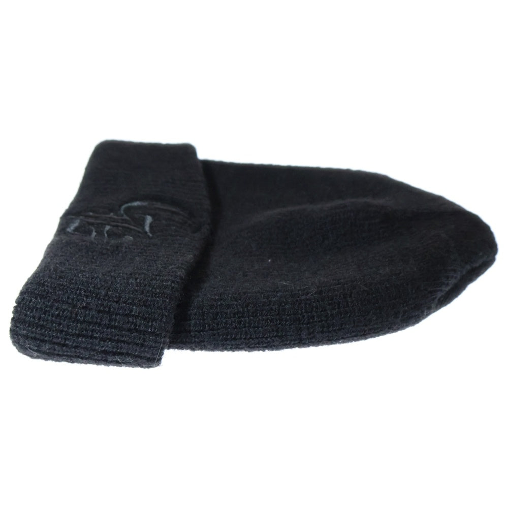 CHROME HEARTS(クロムハーツ) WOOL WATCH CAP CHロゴ刺繍ビーニー ニットキャップ 帽子 ブラック