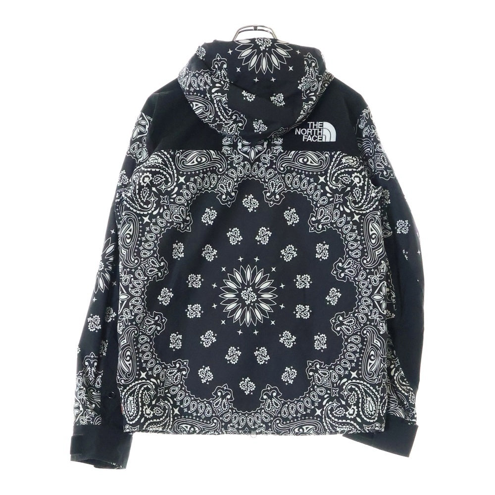 SUPREME(シュプリーム) 14AW×THE NORTH FACE Bandana Mountain Parka NP51400I ノースフェイス バンダナマウンテンジャケット ブラック