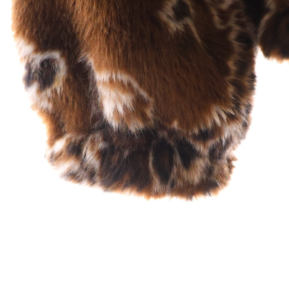 SUPREME(シュプリーム) 21SS Bandana Faux Fur Bomber Jacket バンダナフェイクファーボンバージャケット ブラウン/ブラック
