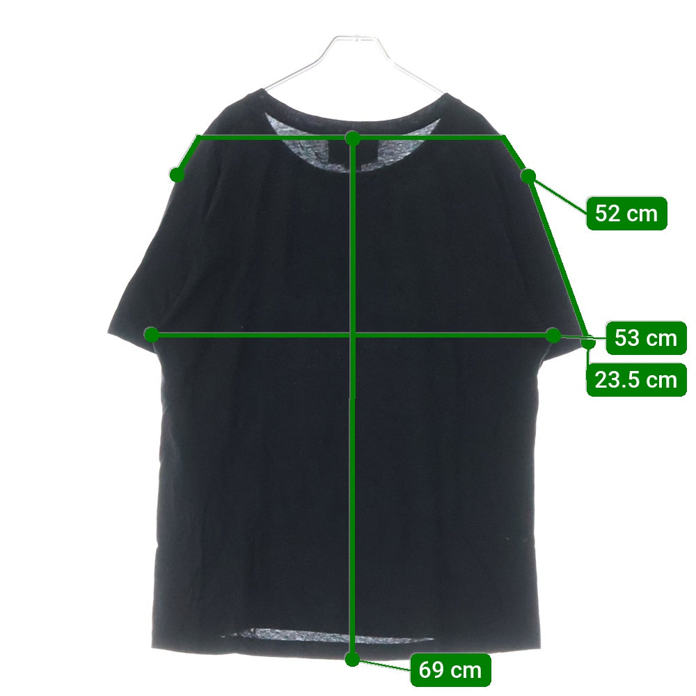 GUCCI(グッチ) ウォッシュドロゴ 半袖Tシャツカットソー ブラック 440103
