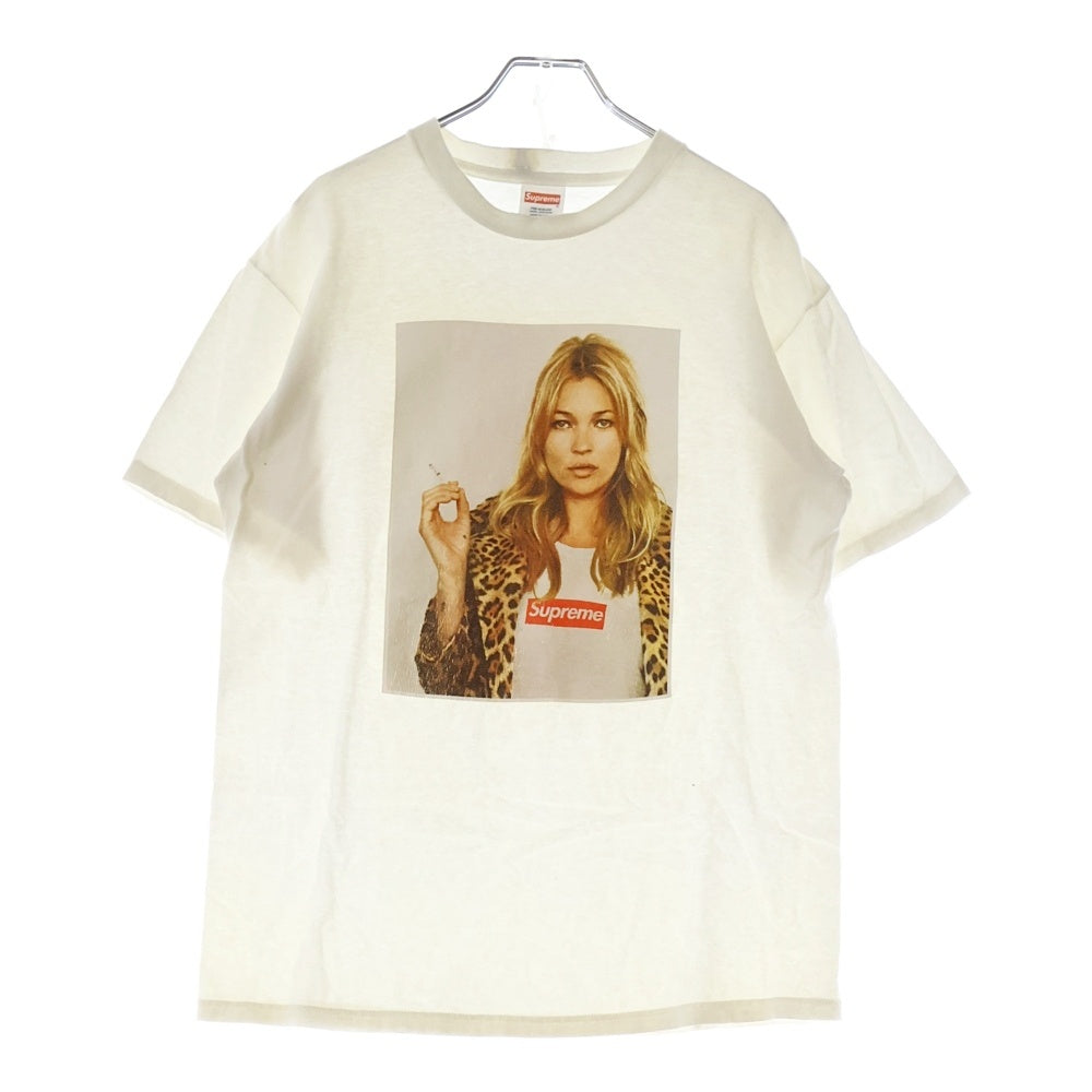 SUPREME(シュプリーム) 12SS Kate Moss Tee ケイトモス フォトプリント 半袖カットソーTシャツ ホワイト