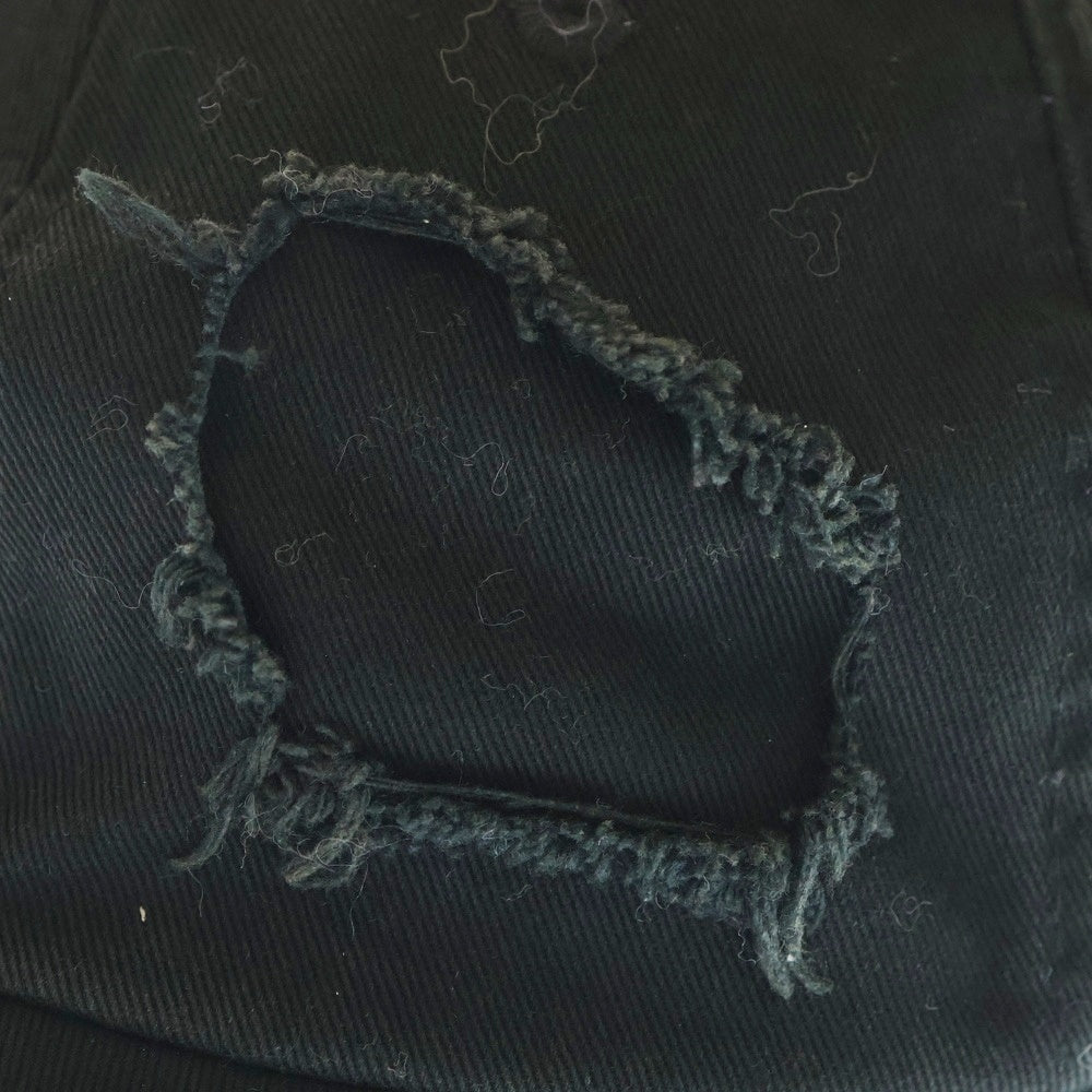 99%is(ナインティナインパーセントイズ) GHOST CAP ダメージ加工 キャップ ブラック