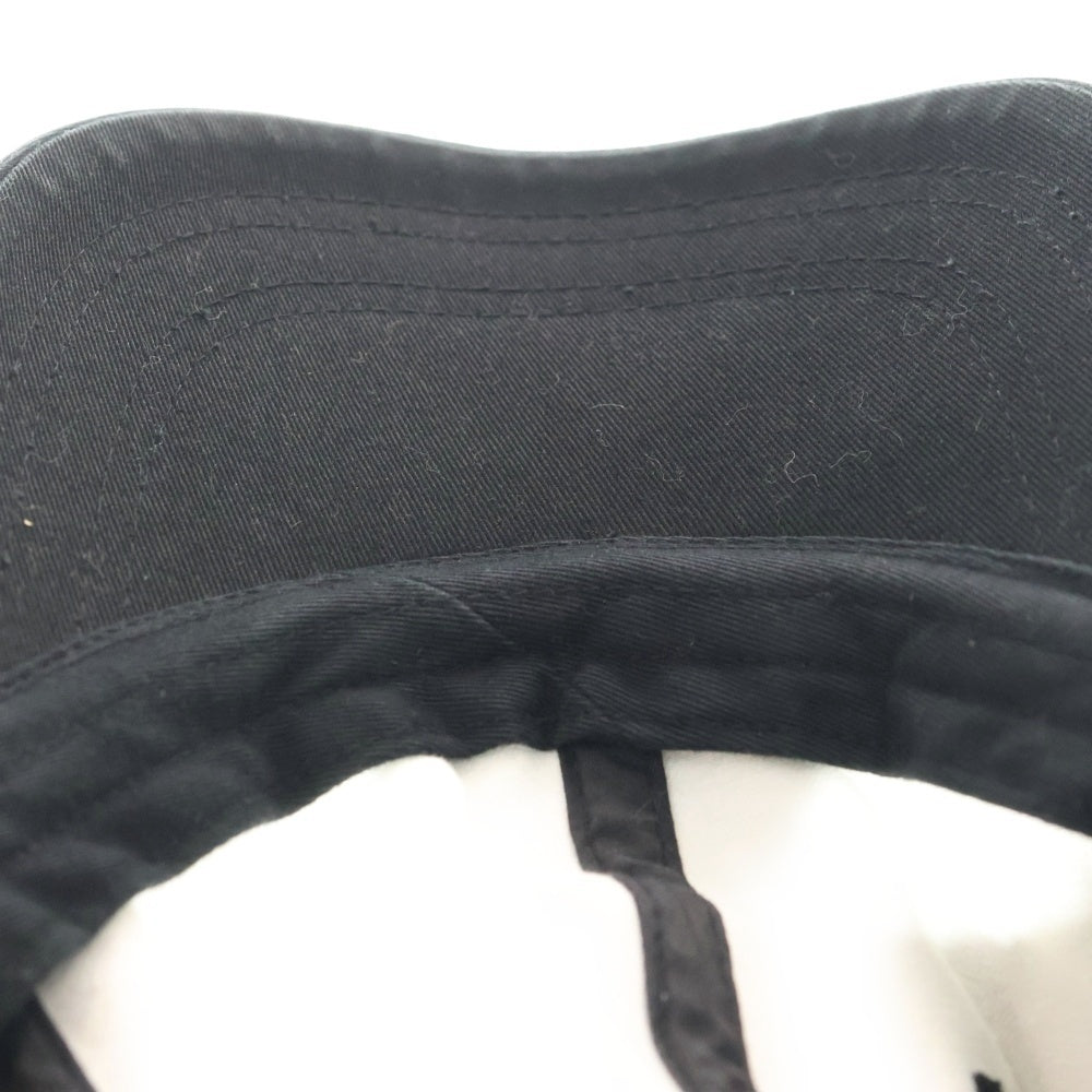 99%is(ナインティナインパーセントイズ) GHOST CAP ダメージ加工 キャップ ブラック/ホワイト