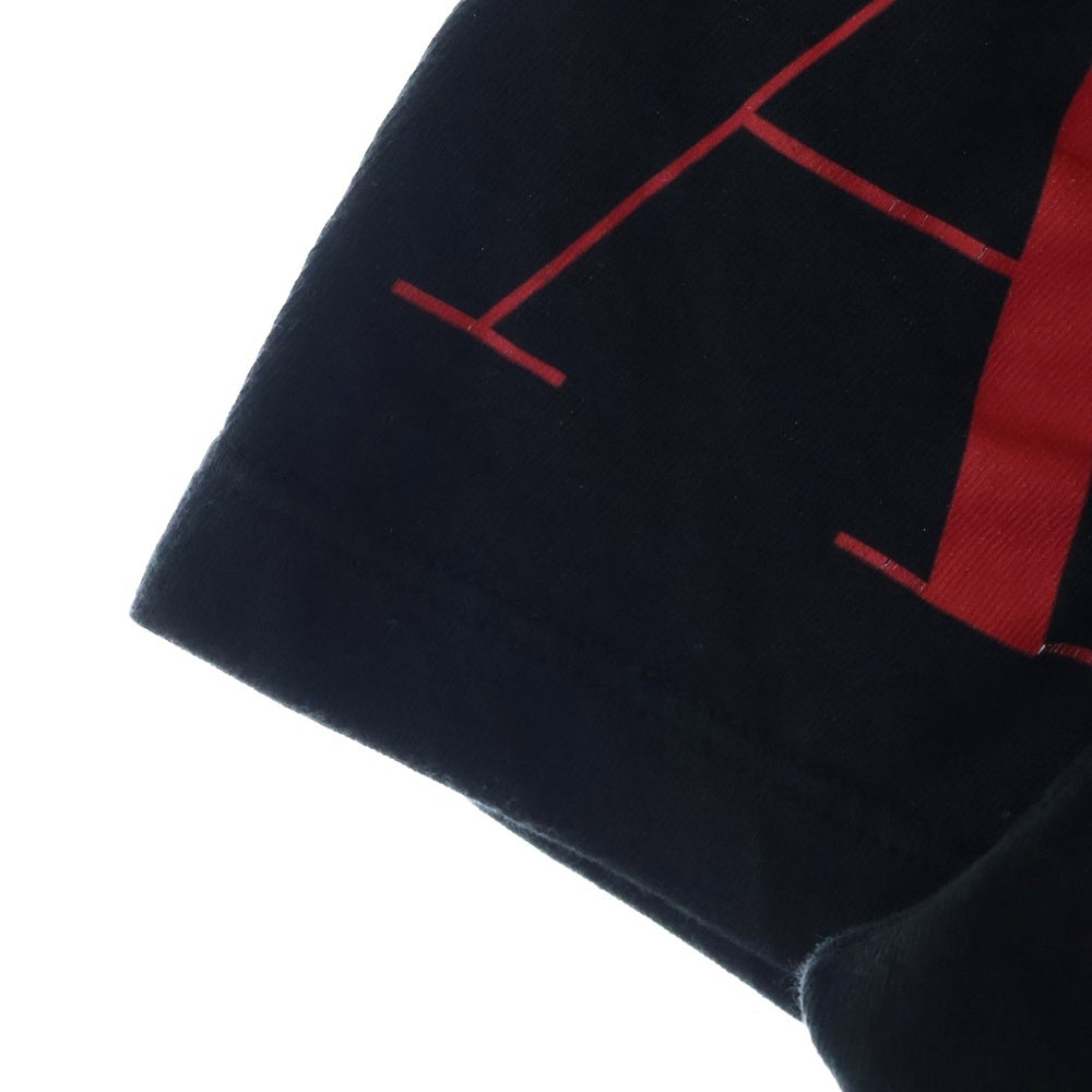 VALENTINO(ヴァレンティノ) フロントロゴプリント 半袖クルーネックTシャツカットソー ブラック SV3MG03B5FN