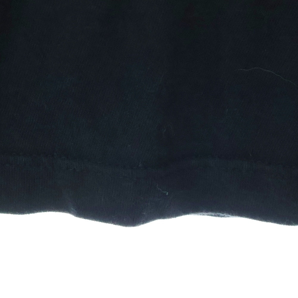 VALENTINO(ヴァレンティノ) フロントロゴプリント 半袖クルーネックTシャツカットソー ブラック SV3MG03B5FN