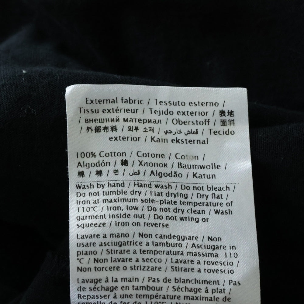 VALENTINO(ヴァレンティノ) フロントロゴプリント 半袖クルーネックTシャツカットソー ブラック SV3MG03B5FN