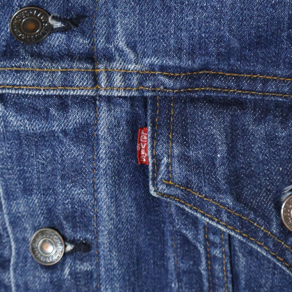 Levi's(リーバイス) 70S VINTAGE 70505-0217 ヴィンテージ USA製 スモールe 紙パッチ デニム トラッカージャケット インディゴ