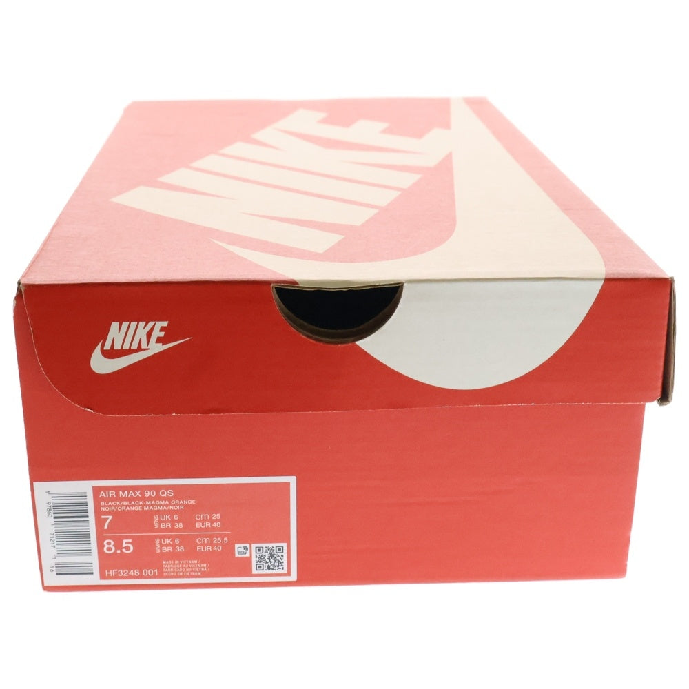 NIKE(ナイキ) Air Max 90 QS Volcano エアマックス90 ボルケーノ ローカットスニーカー HF3248-001 ブラック US7/25cm