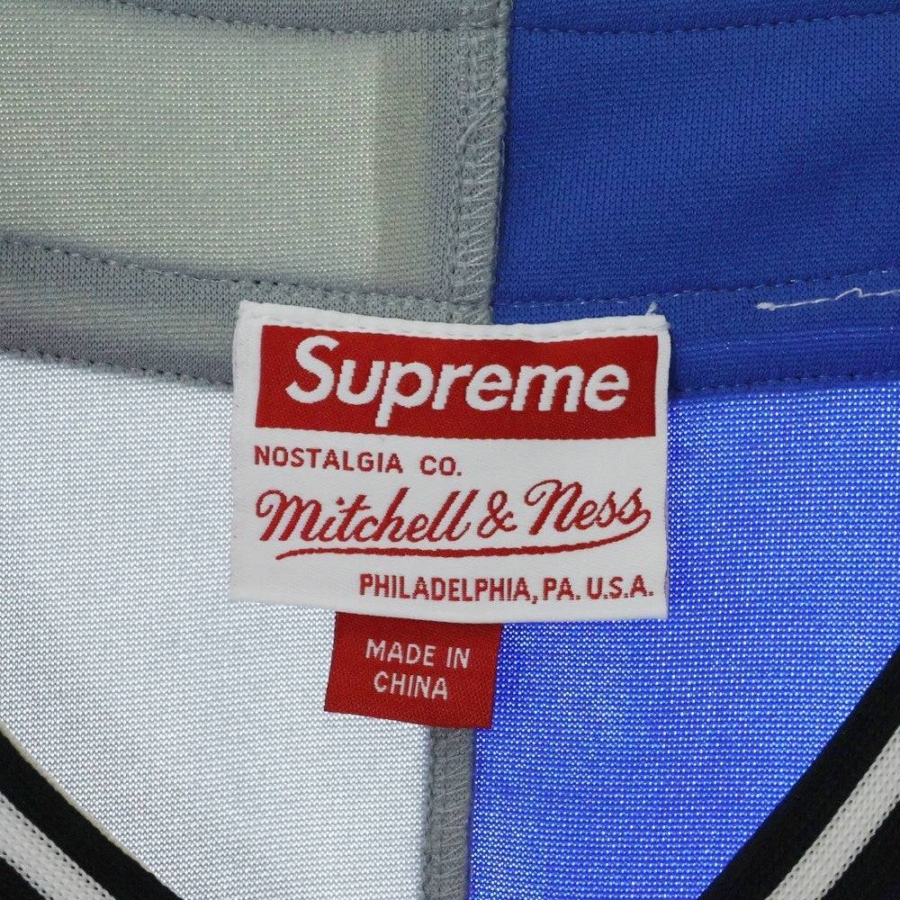 SUPREME(シュプリーム) 21SS ×Mitchell & Ness Patchwork Baseball Jersey ミッチェル&ネス パッチワークベースボールジャージ