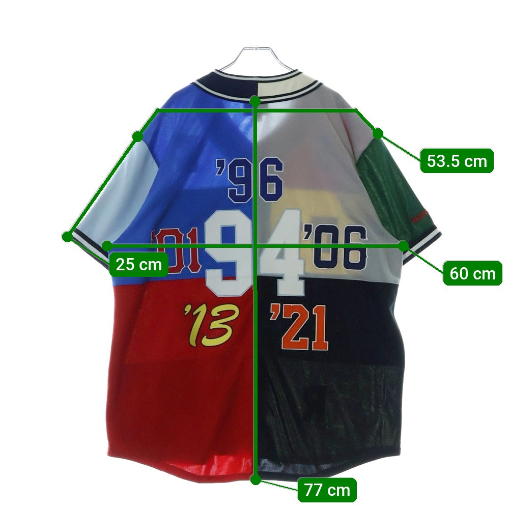 SUPREME(シュプリーム) 21SS ×Mitchell & Ness Patchwork Baseball Jersey ミッチェル&ネス パッチワークベースボールジャージ