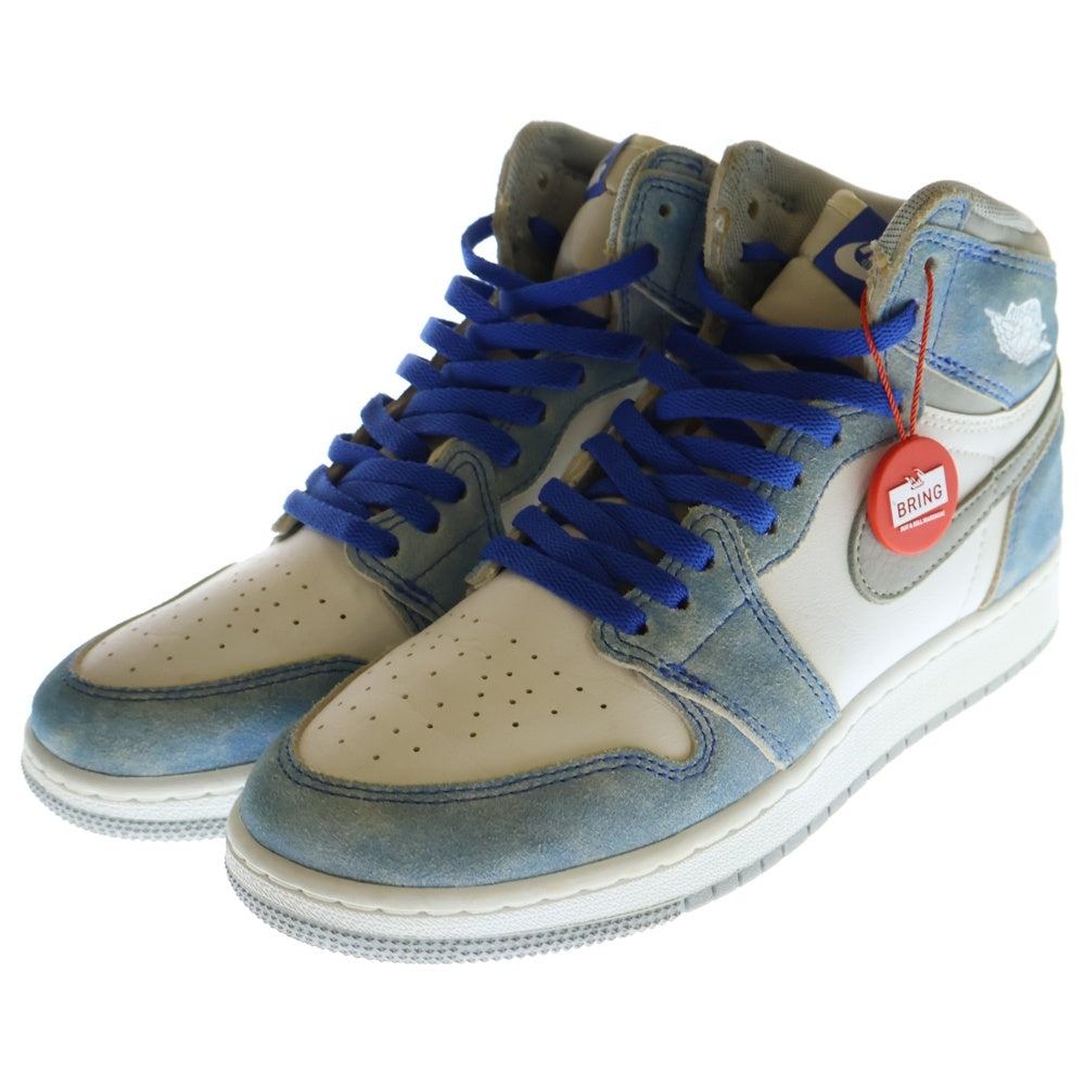 NIKE(ナイキ) Air Jordan 1 High OG Hyper Royal エアジョーダン1 ハイ OG ハイパーロイヤル ハイカットスニーカー 575441-402 ブルー/ホワイト レディース US7Y/25cm