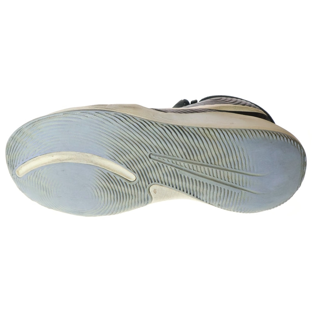 NIKE(ナイキ) Team Hustle メッシュハイカットスニーカー ブラック/ホワイト レディース AQ4224-009 US6Y/24cm