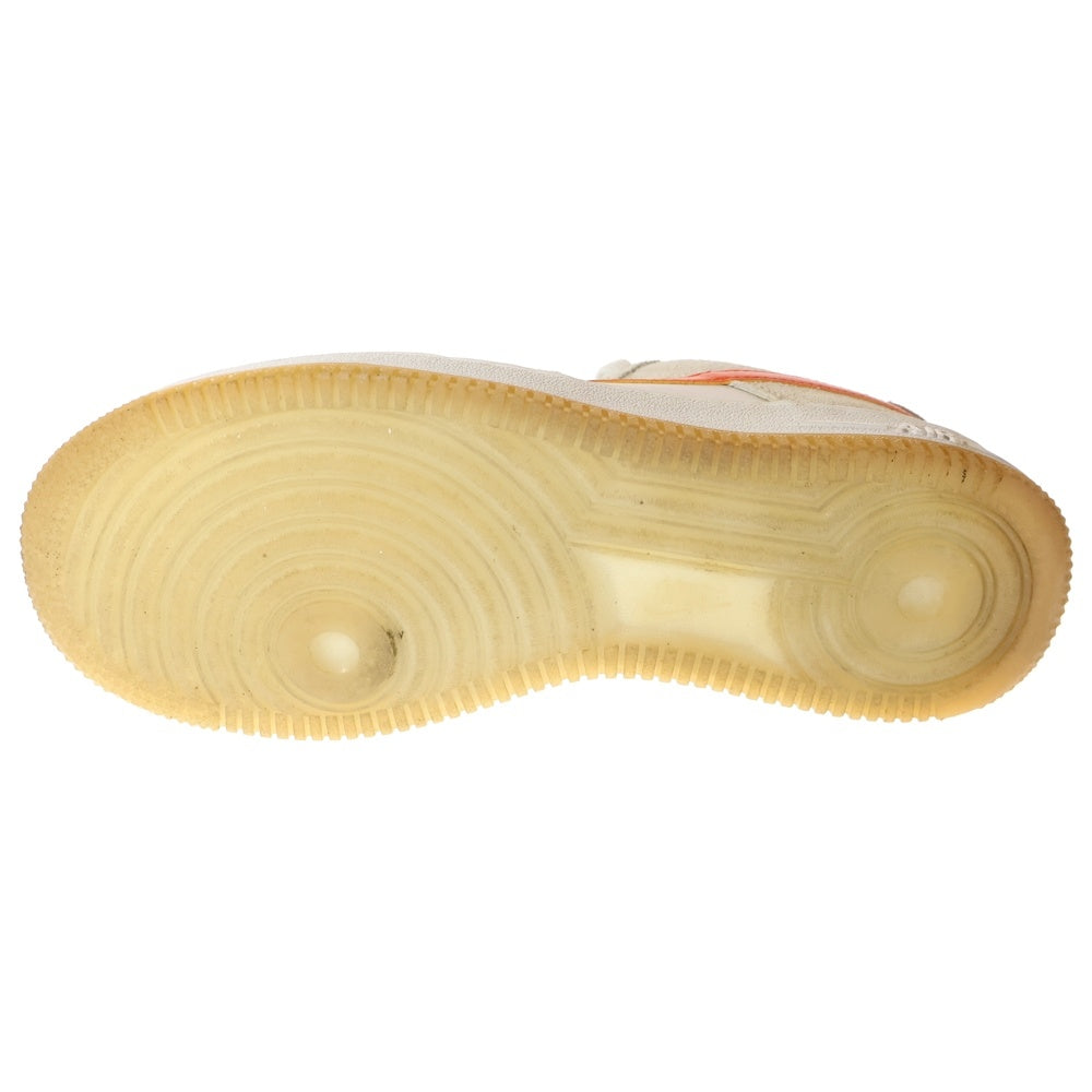 NIKE(ナイキ) WMNS Air Force 1 Low First Use Orange Swooshes エアフォース1 ローカットスニーカー ホワイト DA8302-101 US7/24cm