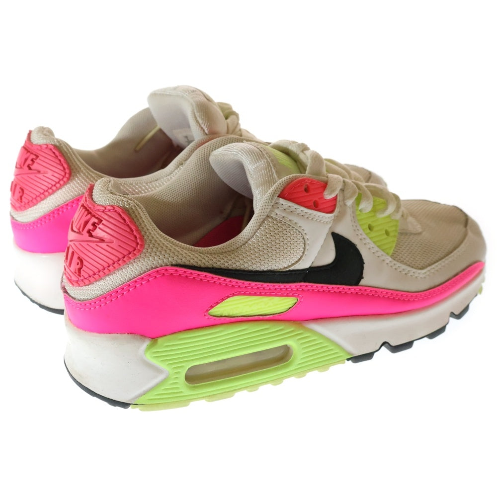 NIKE(ナイキ) WMNS AIR MAX 90 エアマックス90 ローカットスニーカー CT1030-100 ホワイト/ピンク US7/24cm