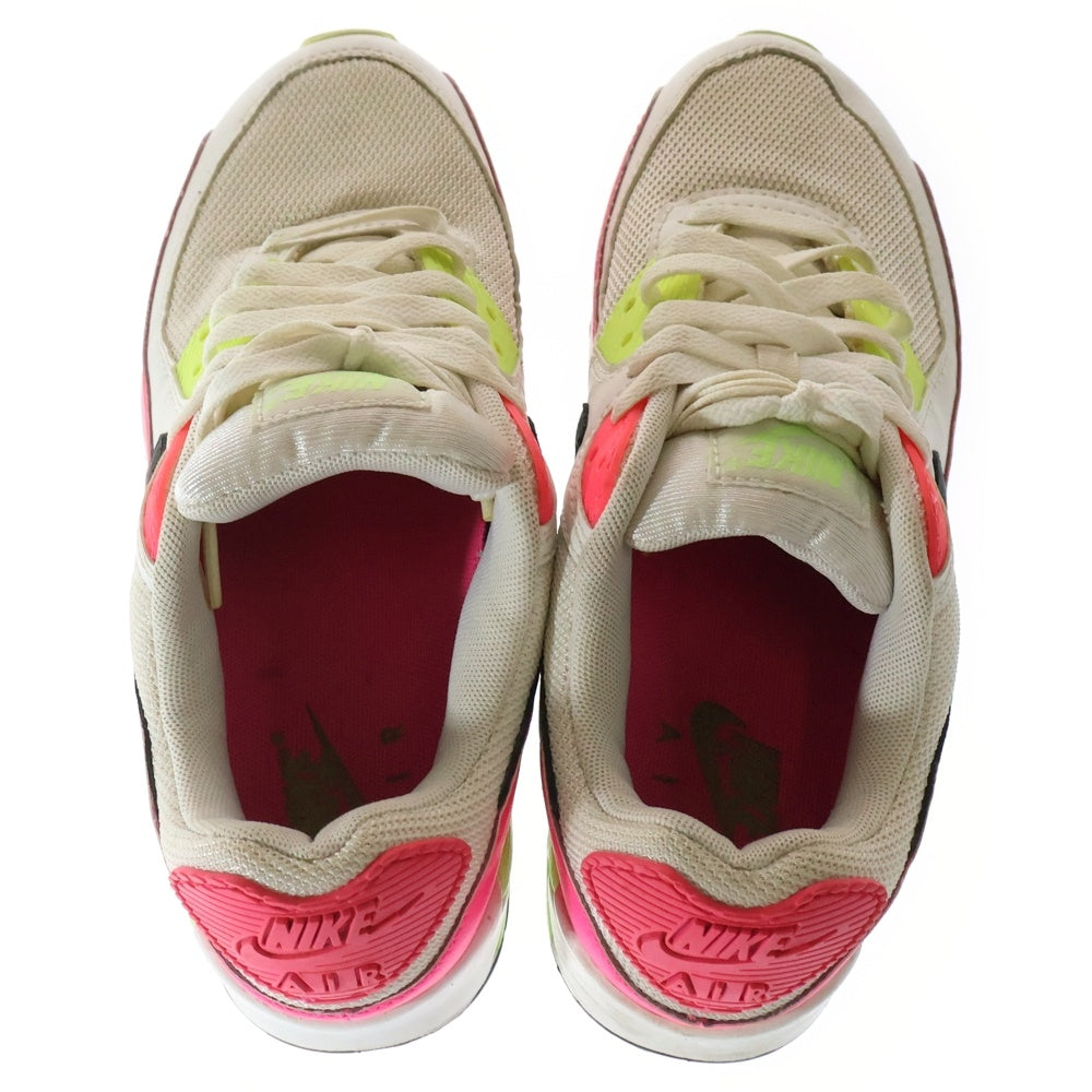 NIKE(ナイキ) WMNS AIR MAX 90 エアマックス90 ローカットスニーカー CT1030-100 ホワイト/ピンク US7/24cm