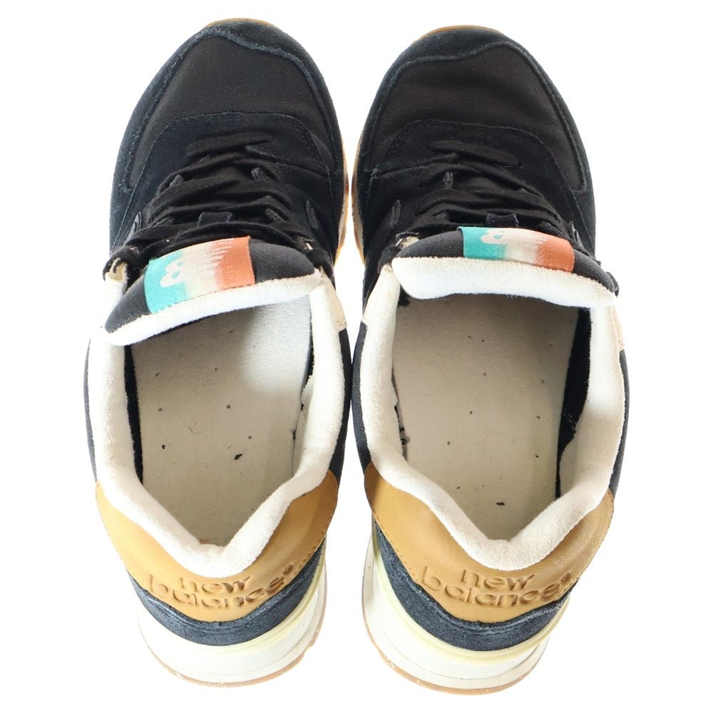 New Balance(ニューバランス) スウェード ローカットスニーカー ブラック WL574SEC