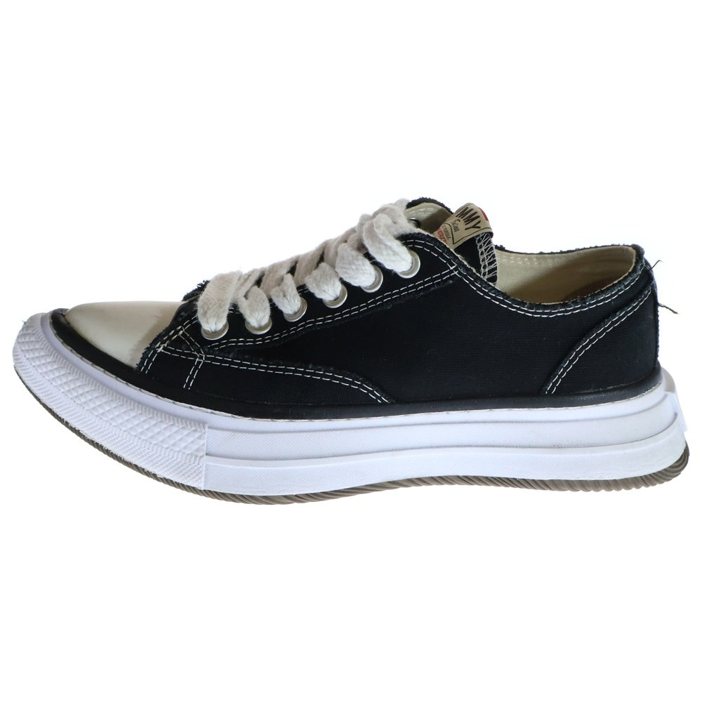 MAISON MIHARAYASUHIRO(メゾンミハラヤスヒロ) 24SS YUCCA OG Sole Canvas Low-top Sneaker ユッカ ロートップ ローカットキャンバススニーカー ブラック B12FW702
