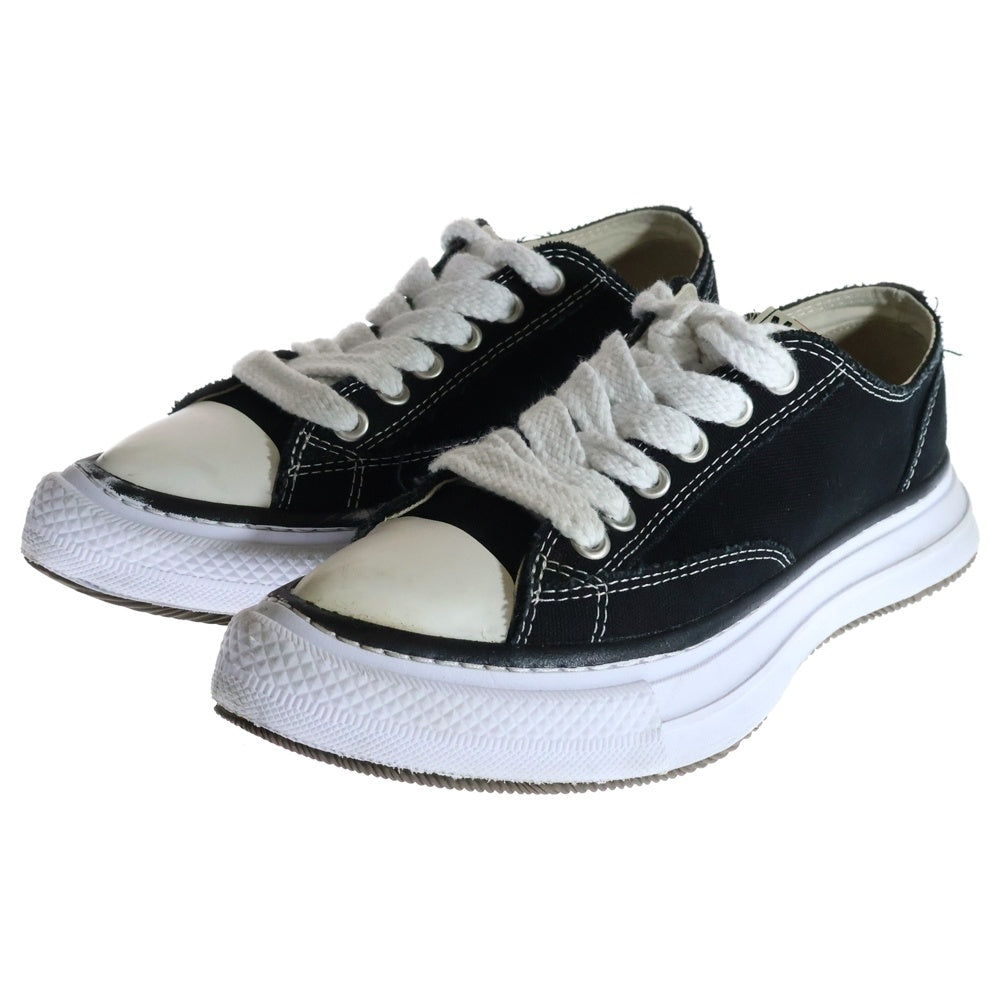MAISON MIHARAYASUHIRO(メゾンミハラヤスヒロ) 24SS YUCCA OG Sole Canvas Low-top Sneaker ユッカ ロートップ ローカットキャンバススニーカー ブラック B12FW702