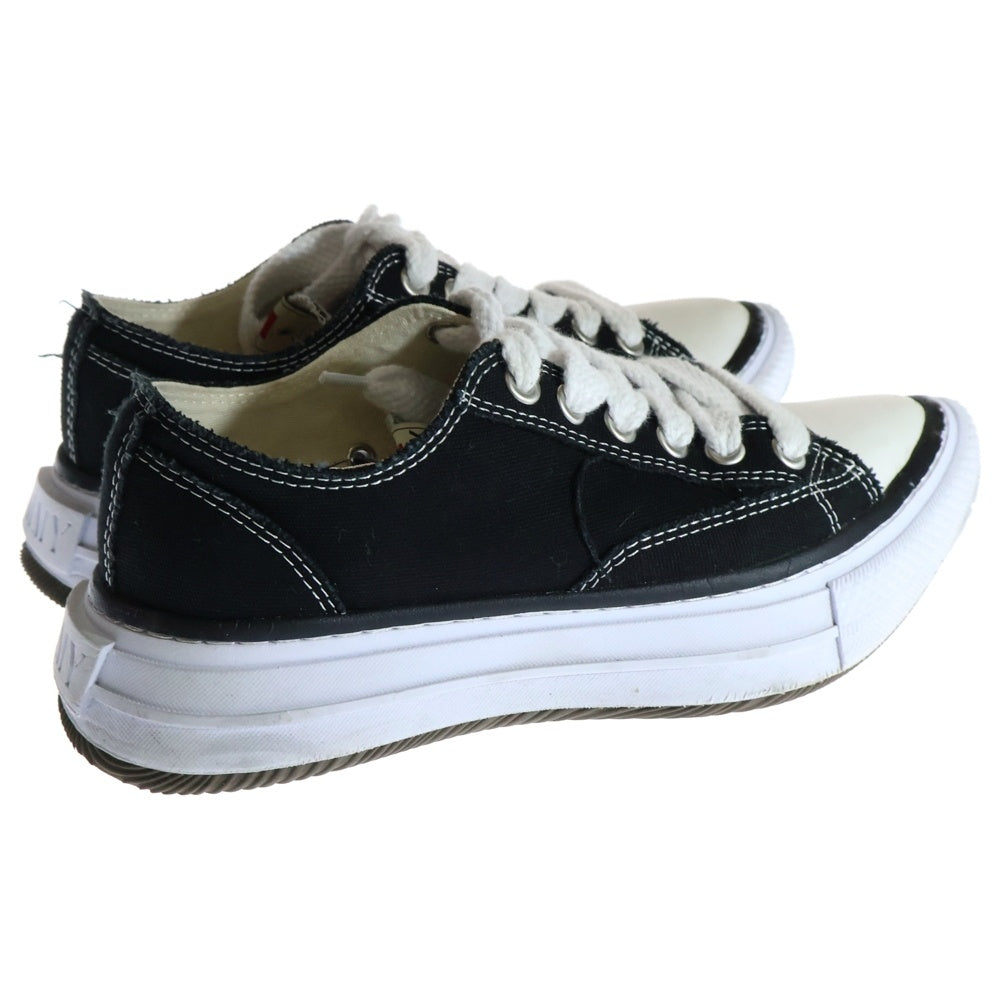 MAISON MIHARAYASUHIRO(メゾンミハラヤスヒロ) 24SS YUCCA OG Sole Canvas Low-top Sneaker ユッカ ロートップ ローカットキャンバススニーカー ブラック B12FW702