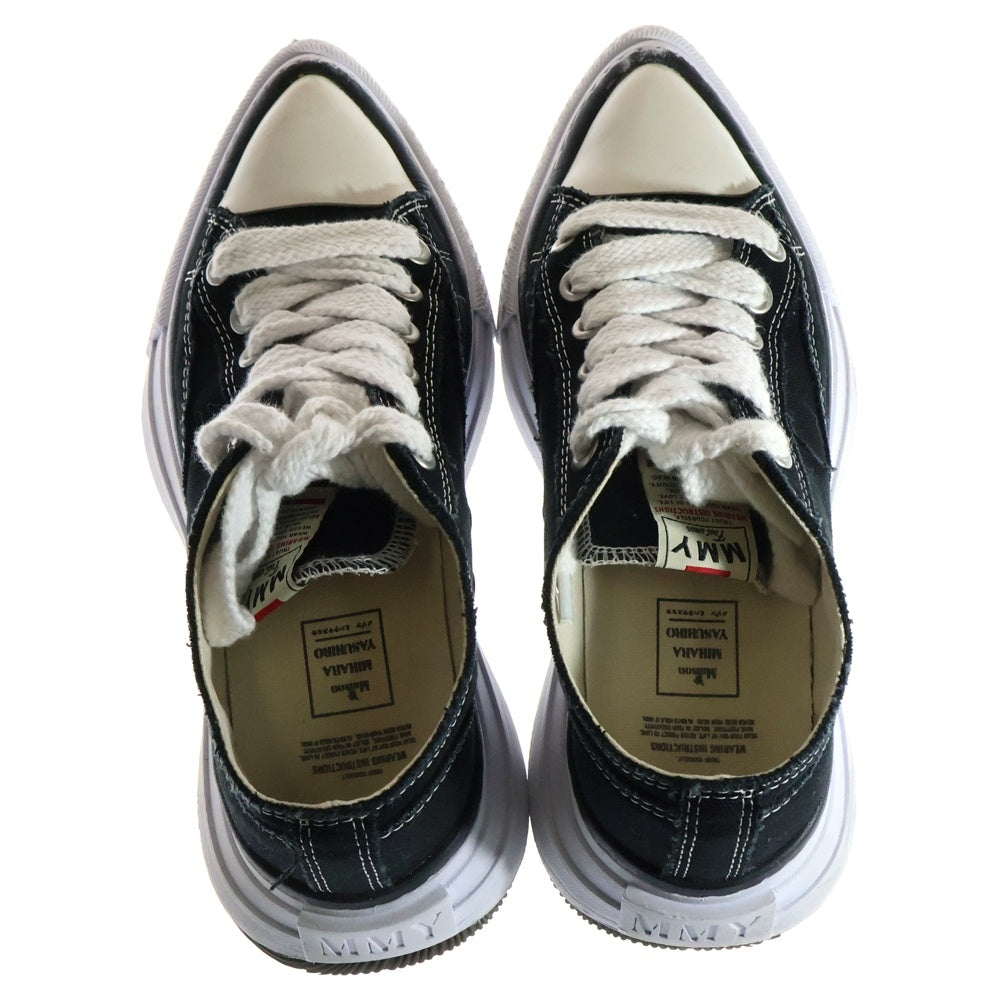 MAISON MIHARAYASUHIRO(メゾンミハラヤスヒロ) 24SS YUCCA OG Sole Canvas Low-top Sneaker ユッカ ロートップ ローカットキャンバススニーカー ブラック B12FW702
