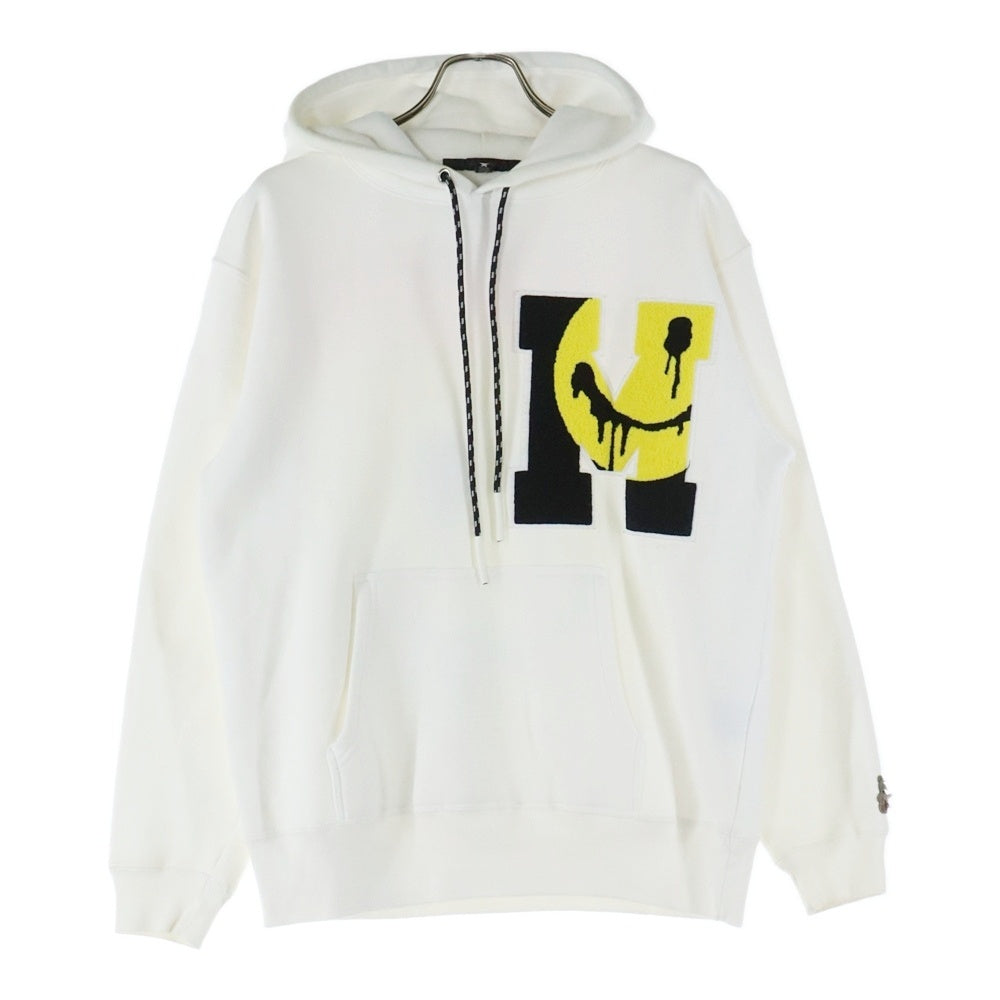 STUD MUFFIN(スタッド マフィン) BIG M スプレースマイル プルオーバーパーカー 114-02359 ホワイト