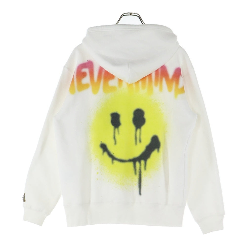 STUD MUFFIN(スタッド マフィン) BIG M スプレースマイル プルオーバーパーカー 114-02359 ホワイト