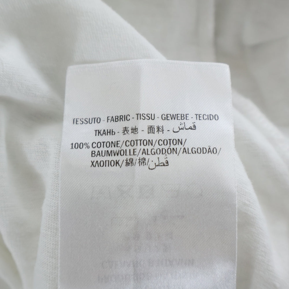 GUCCI(グッチ) ウルフ ダメージ加工 プリントTシャツ 497060 X3I46 ホワイト