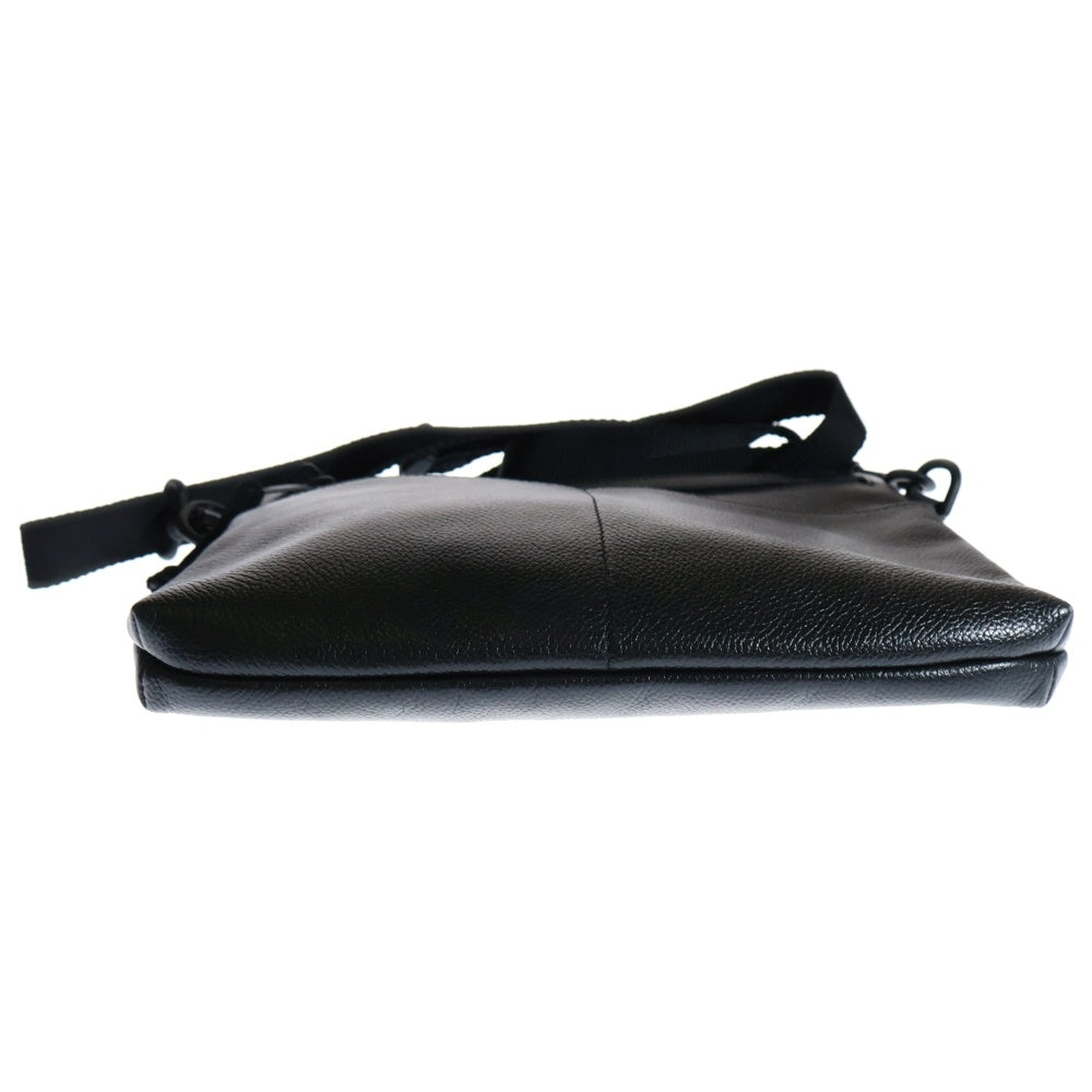BALENCIAGA(バレンシアガ) SHOULDER BAG ロゴ レザー サコッシュ クロスボディバッグ ショルダーバッグ 673169 ブラック
