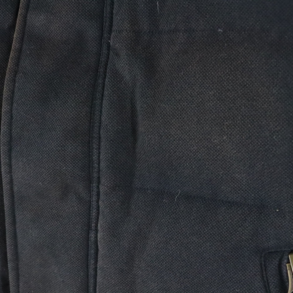 LACOSTE(ラコステ) Logo Cotton Pique Down Vest ロゴ刺繍パッチ コットンピケダウンベスト BH310E ブラック